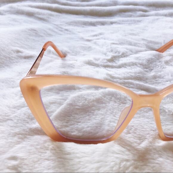 Chels Clear Pink Computer Blue Light Glasses - Picture 7 of 11